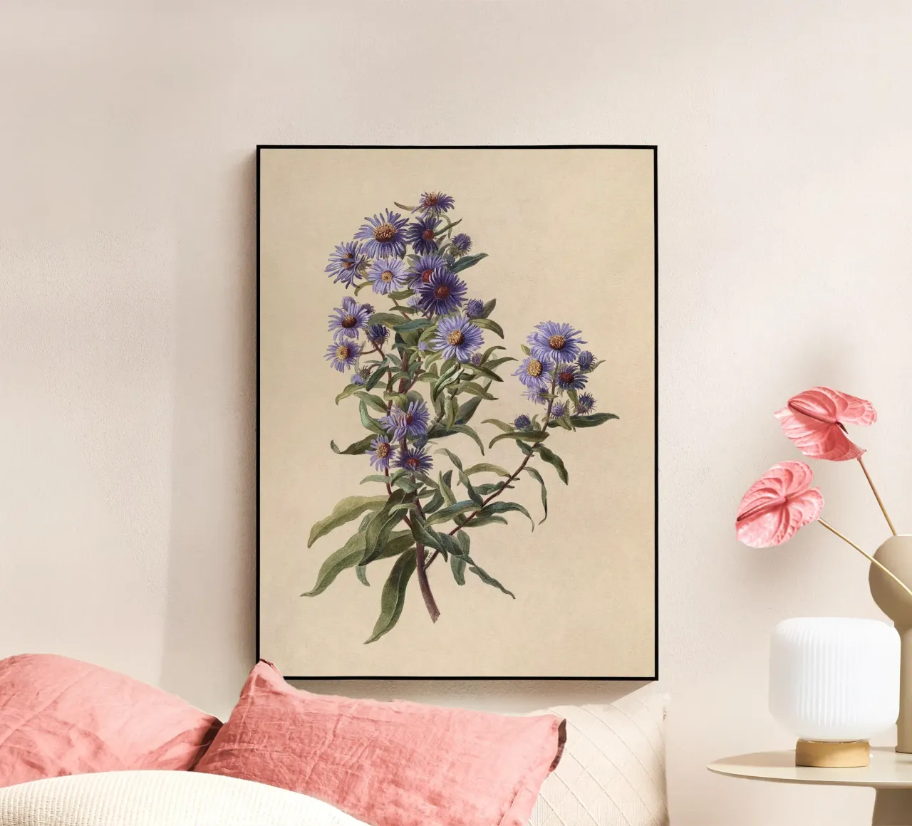 Purple Aster plexiglass da Botanical