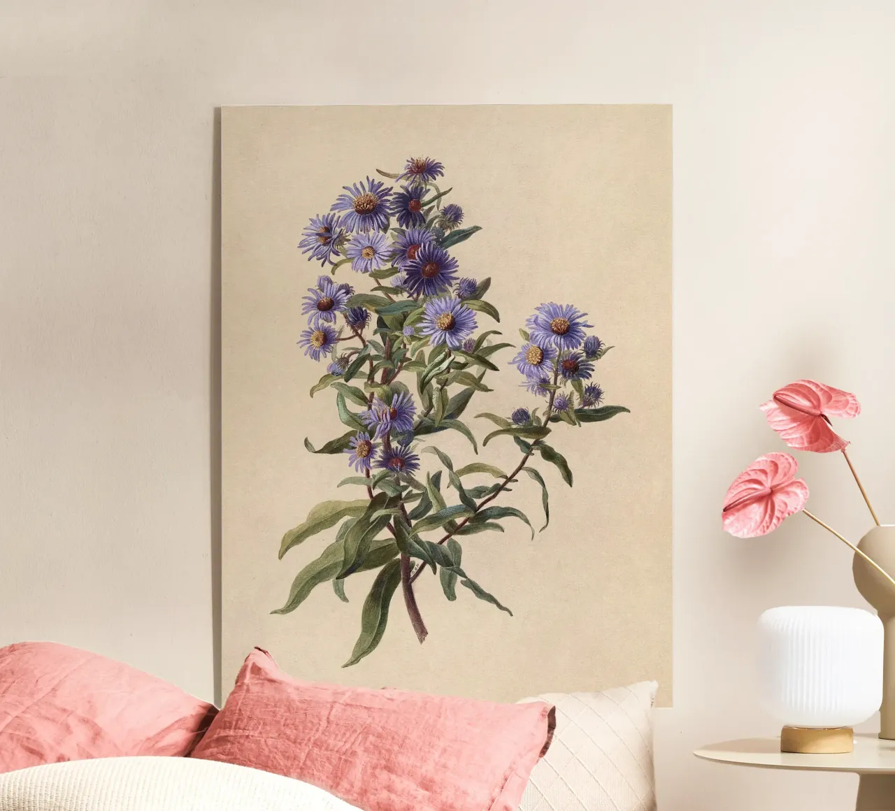 Purple Aster plexiglass da Botanical