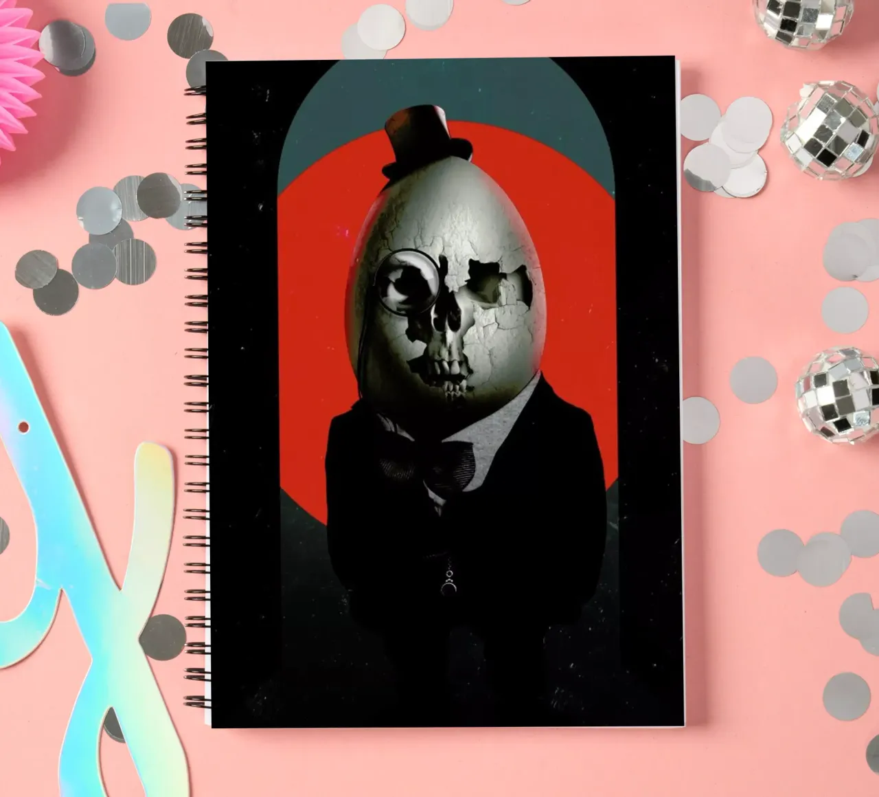 Humpty Dumpty spiral notebook by Ali Gulec