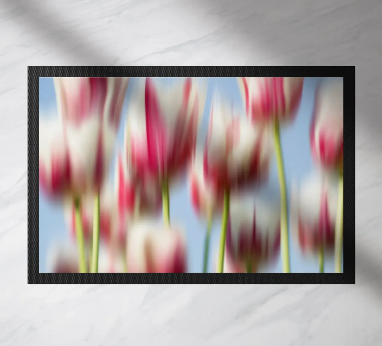 Dancing Tulips doormat by Dagmar Pels