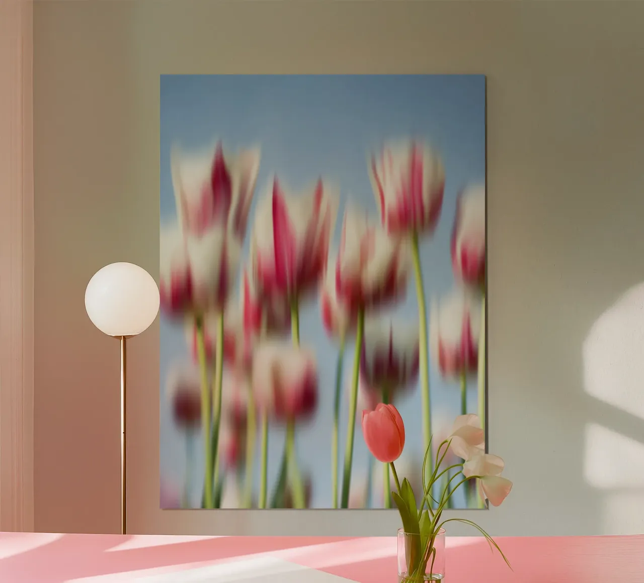 Tanzende Tulpen Poster von Dagmar Pels