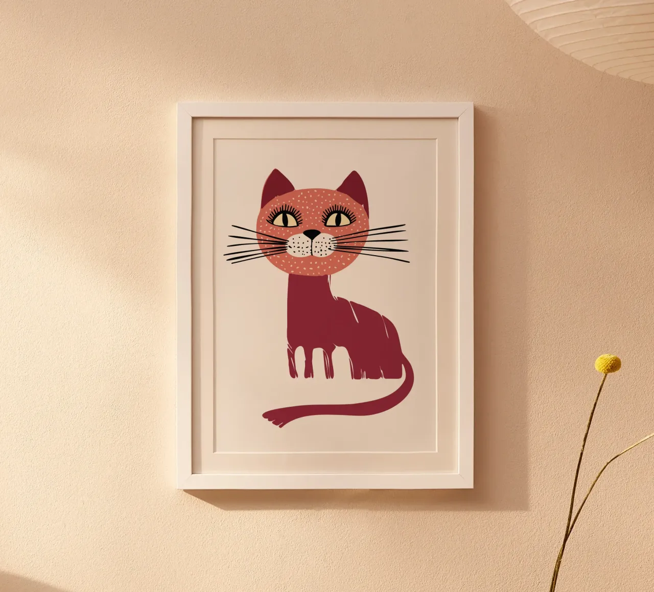 Katze poster by DARIA IVANOVNA