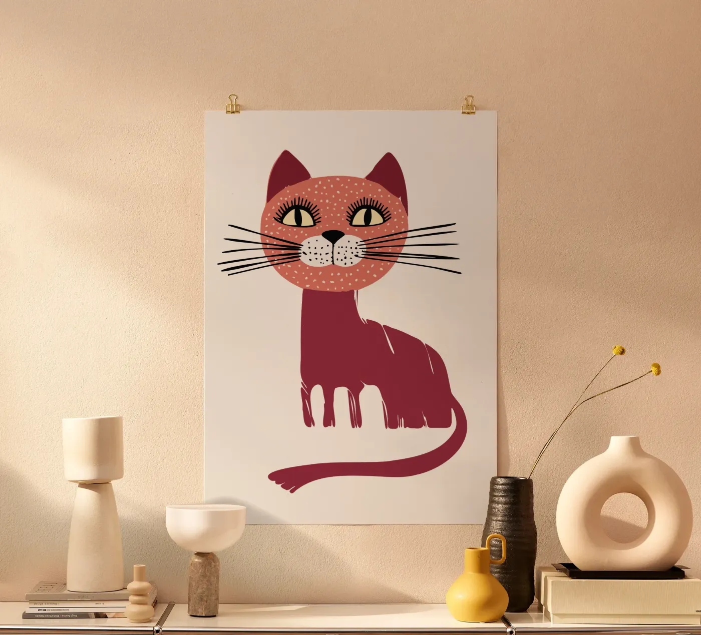 Katze Poster von DARIA IVANOVNA