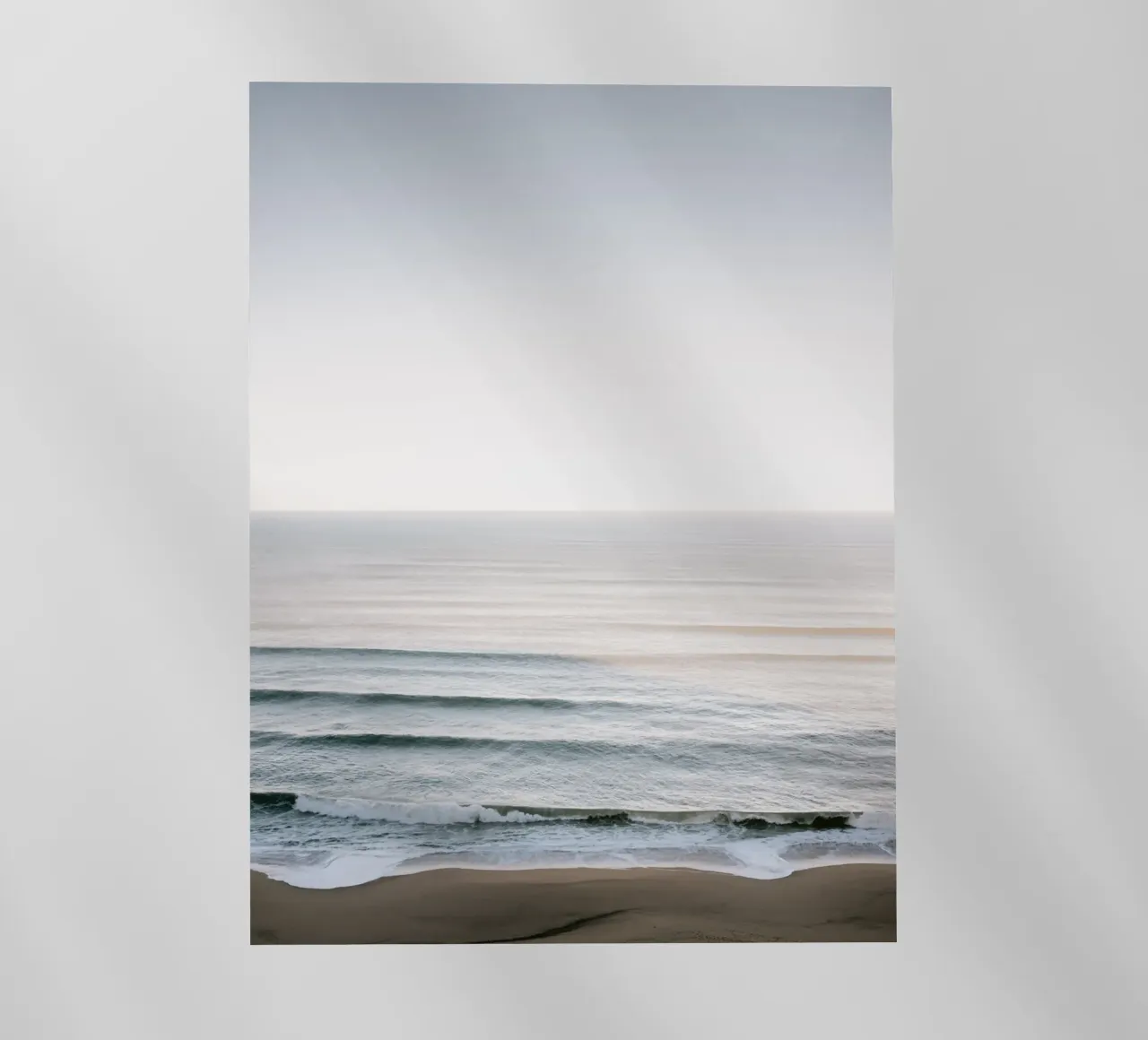 Winter Serenity - Ocean Waves in Portugal pellicola backlit da Raisa Zwart Photography