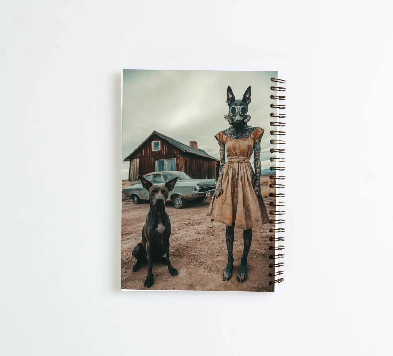 Max & Luna spiral notebook by Affiches Chien Originales – Dogland