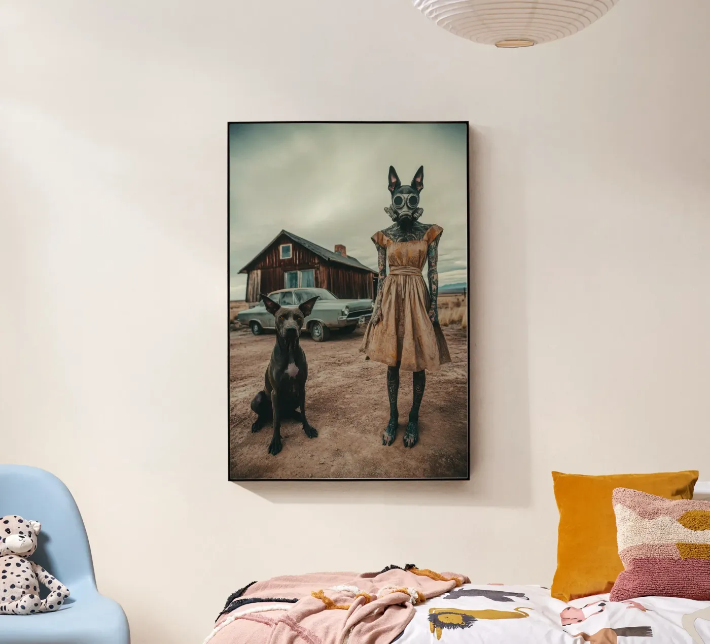 Max & Luna plexiglass da Affiches Chien Originales – Dogland