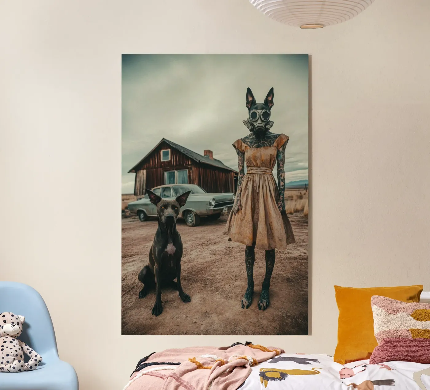 Max & Luna plexiglass da Affiches Chien Originales – Dogland