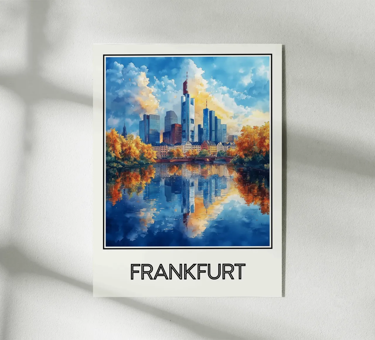 Frankfurt acrylic glass by Frame the World