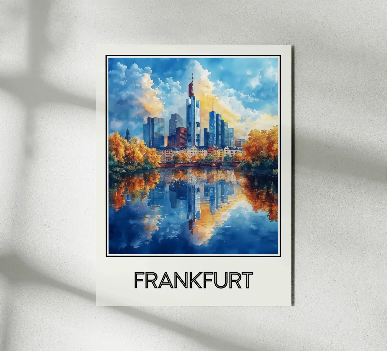 Francoforte alluminio dibond da Frame the World