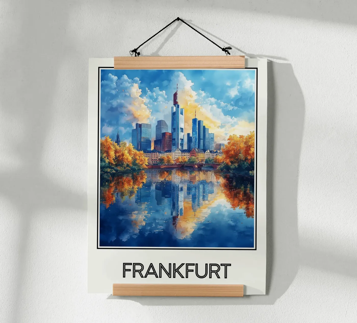 Frankfurt poster by Frame the World