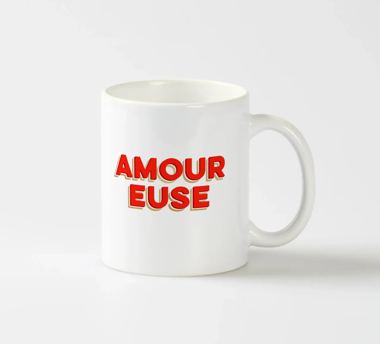 Amoureuse "Innamorato tazza in ceramica da Dominique Vari Words