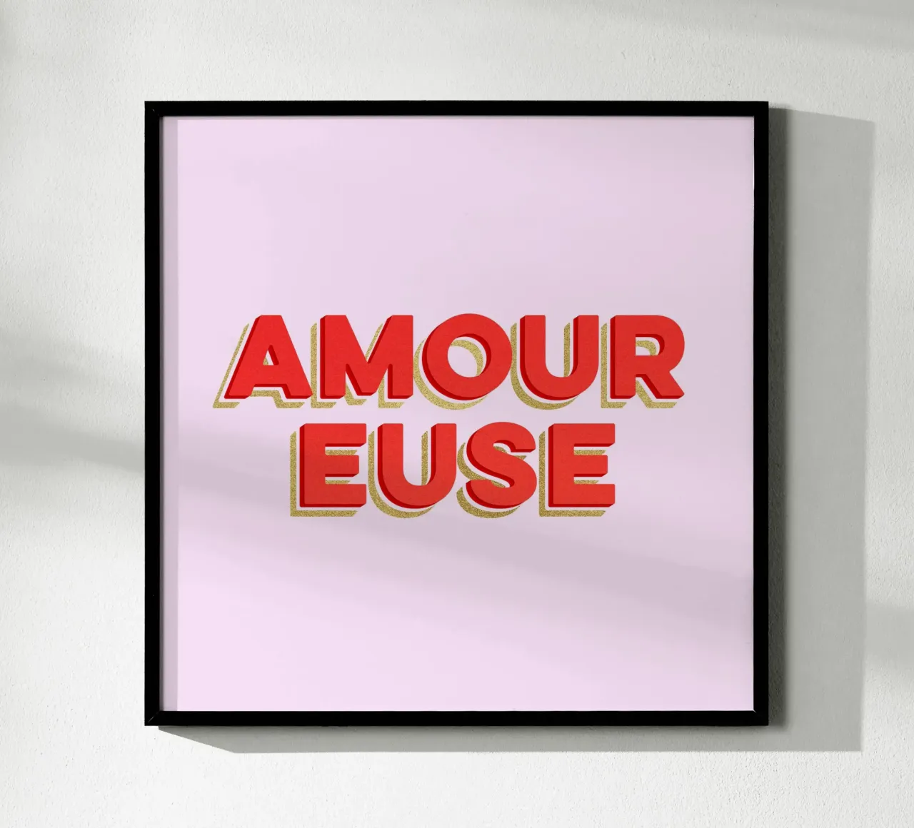 Amoureuse "Innamorato carta hahnemühle da Dominique Vari Words