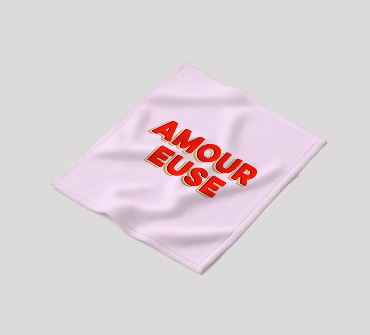 Amoureuse "Innamorato coperta in pile da Dominique Vari Words