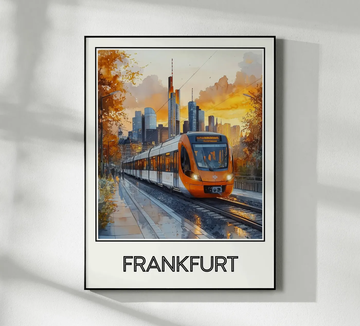 Frankfurt acryl van Frame the World