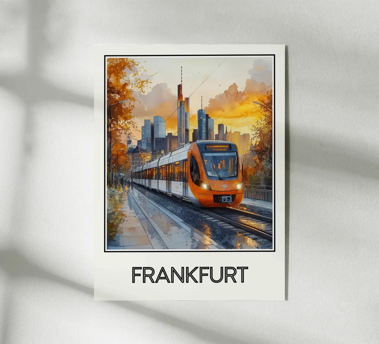 Frankfurt acrylic glass by Frame the World
