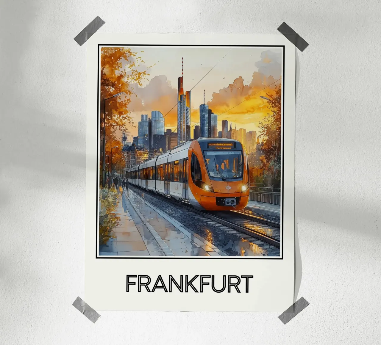 Francoforte poster da Frame the World