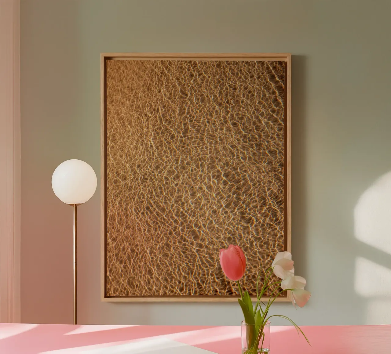 Sunlit Patterns of the Algarve canvas van Raisa Zwart Photography