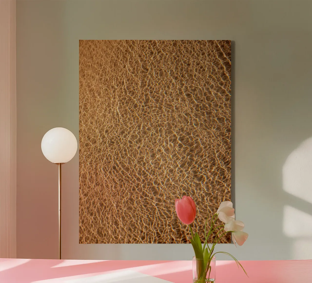 Sunlit Patterns of the Algarve canvas van Raisa Zwart Photography