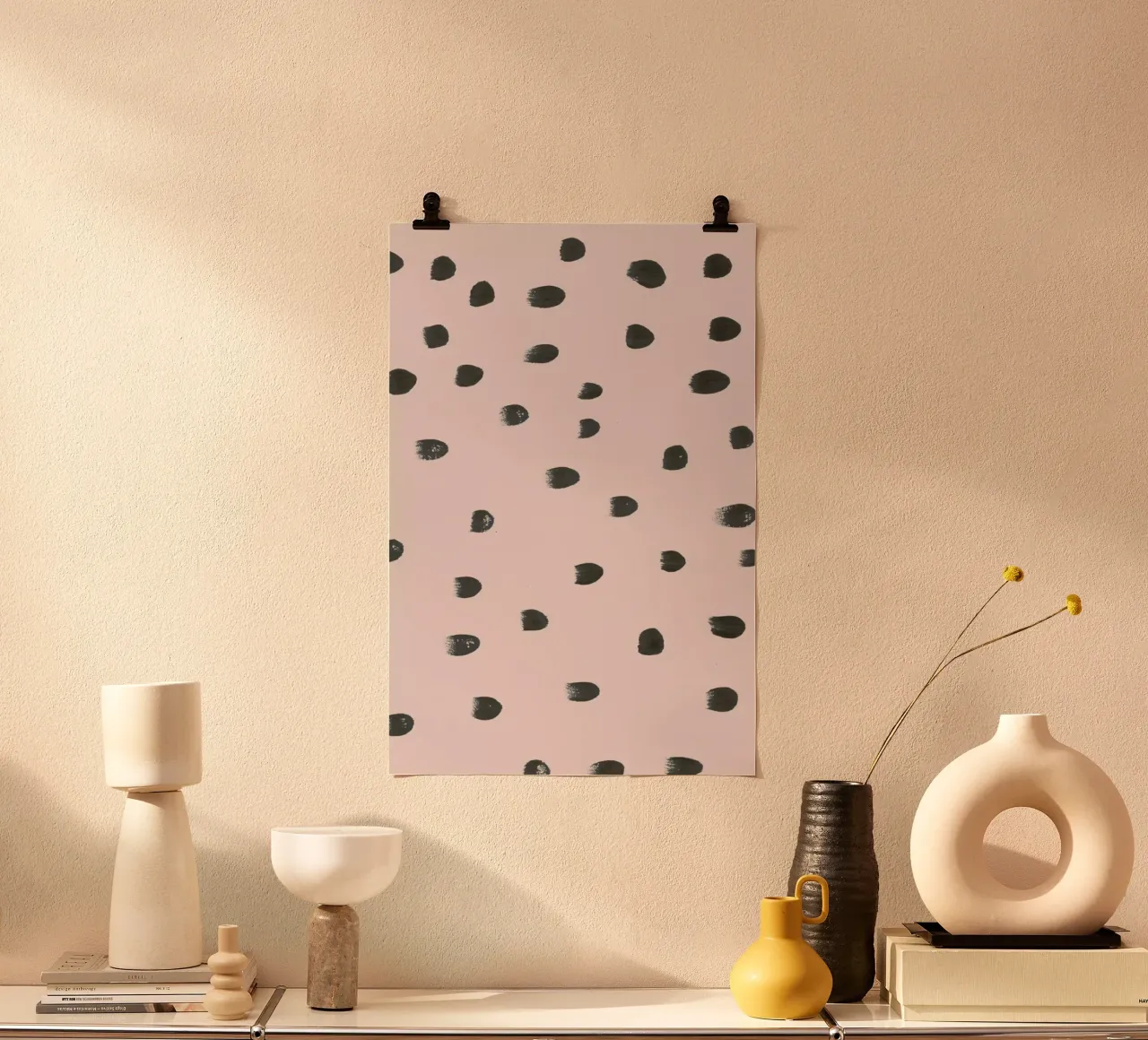 Dots On Pink carta hahnemühle da IRIS LEHNHARDT FINE ART