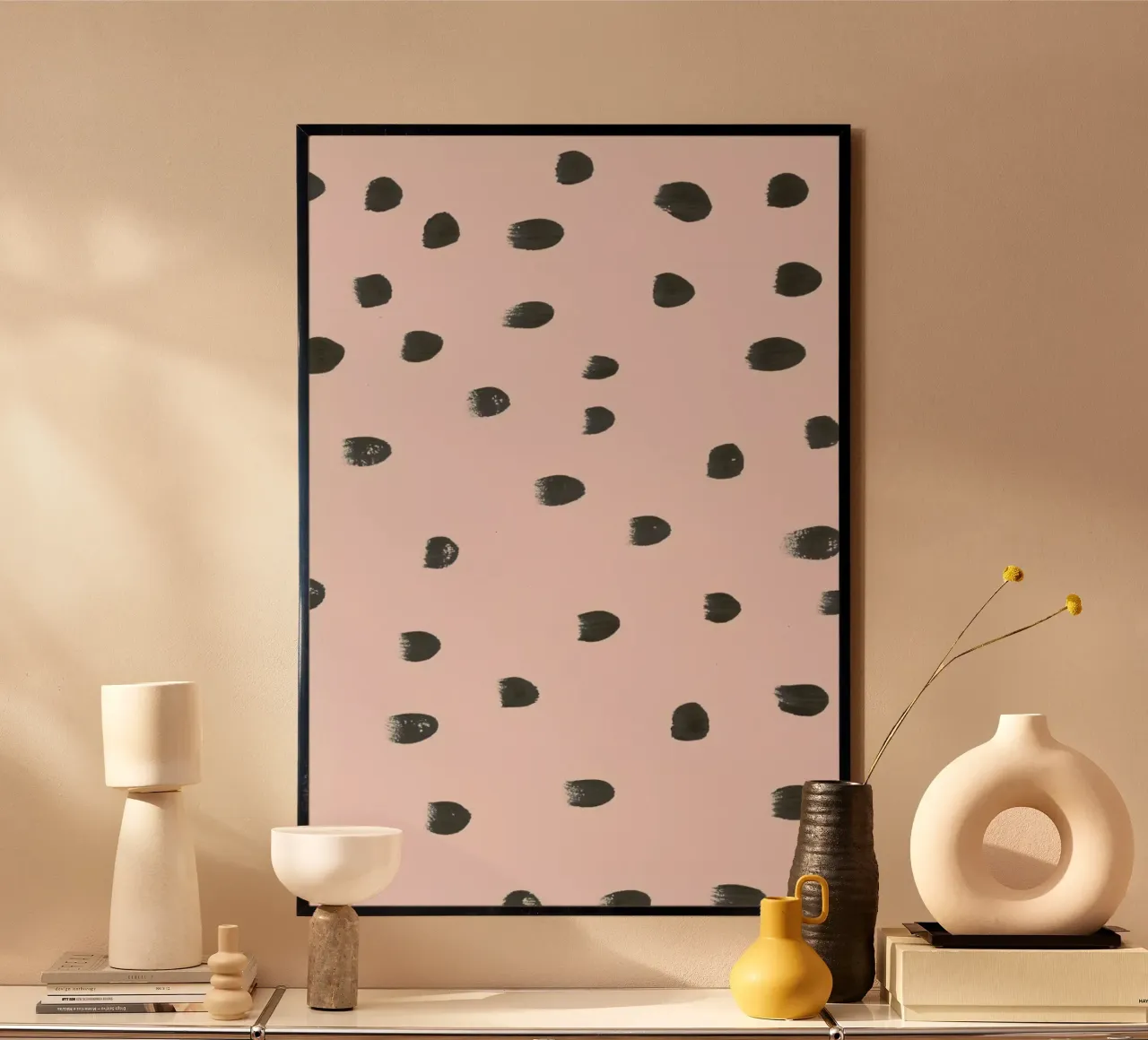Dots On Pink carta hahnemühle da IRIS LEHNHARDT FINE ART