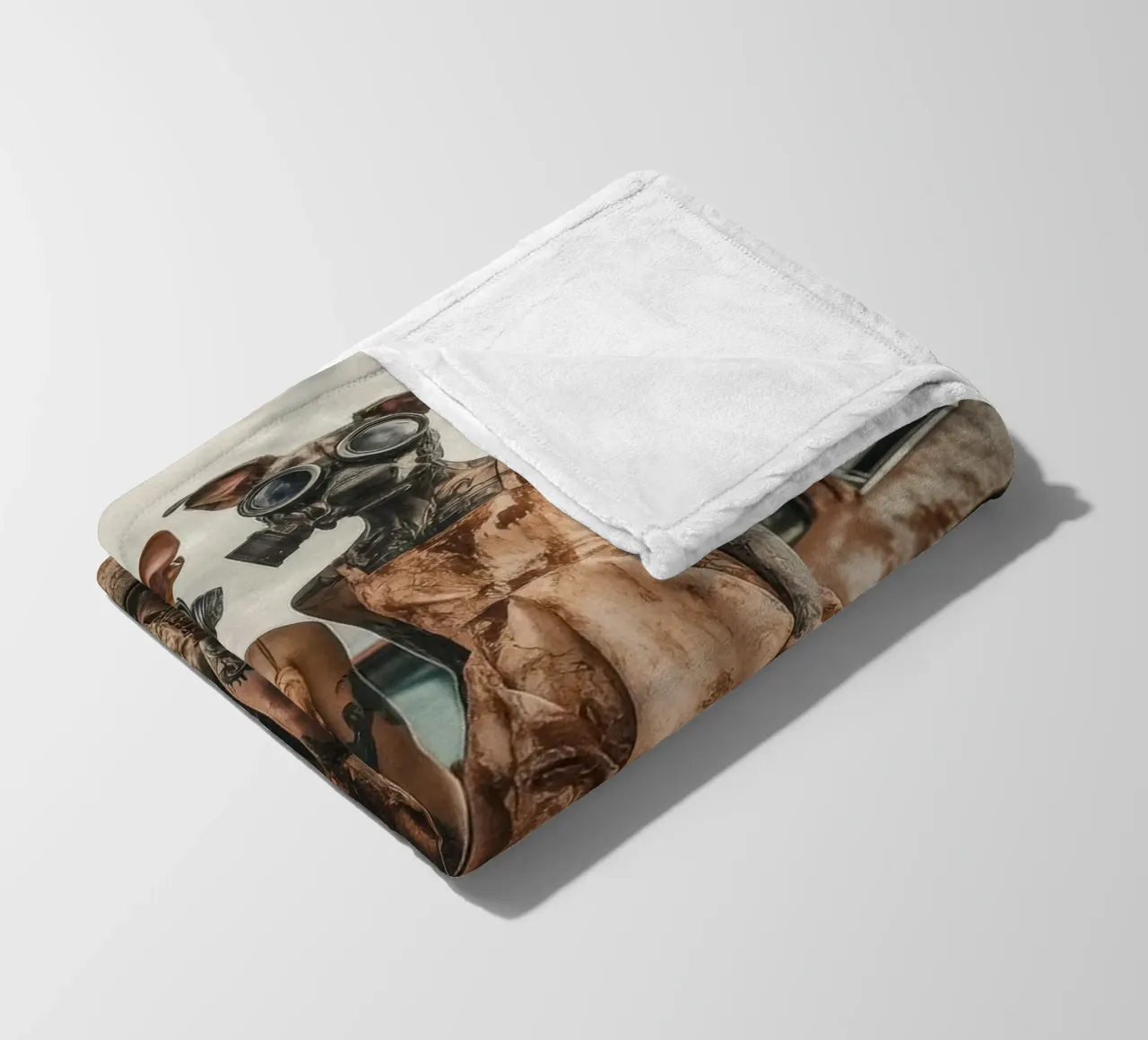 Rubino e Perla, Las Vegas coperta in pile da Affiches Chien Originales – Dogland
