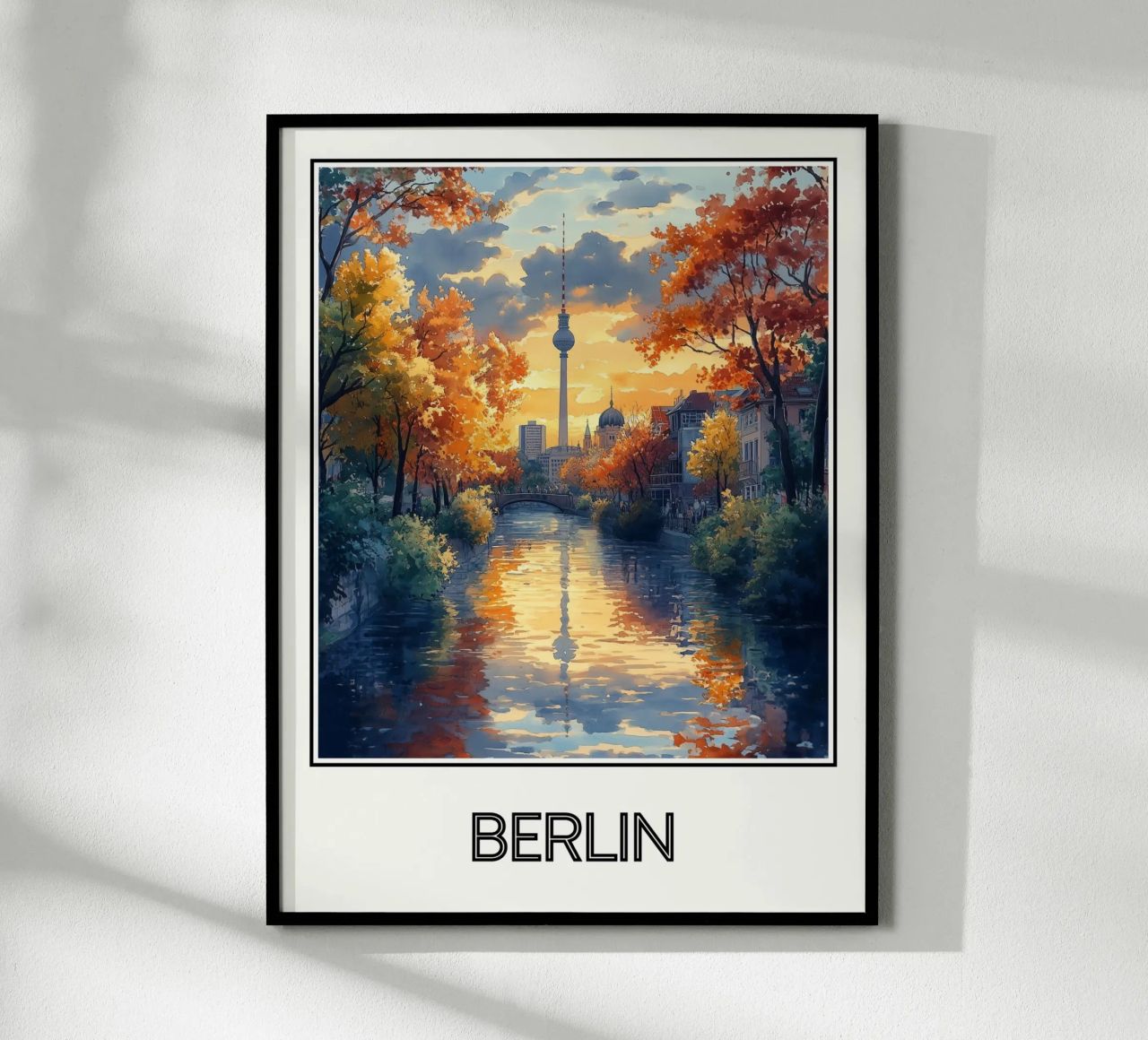Berlin Poster von Frame the World