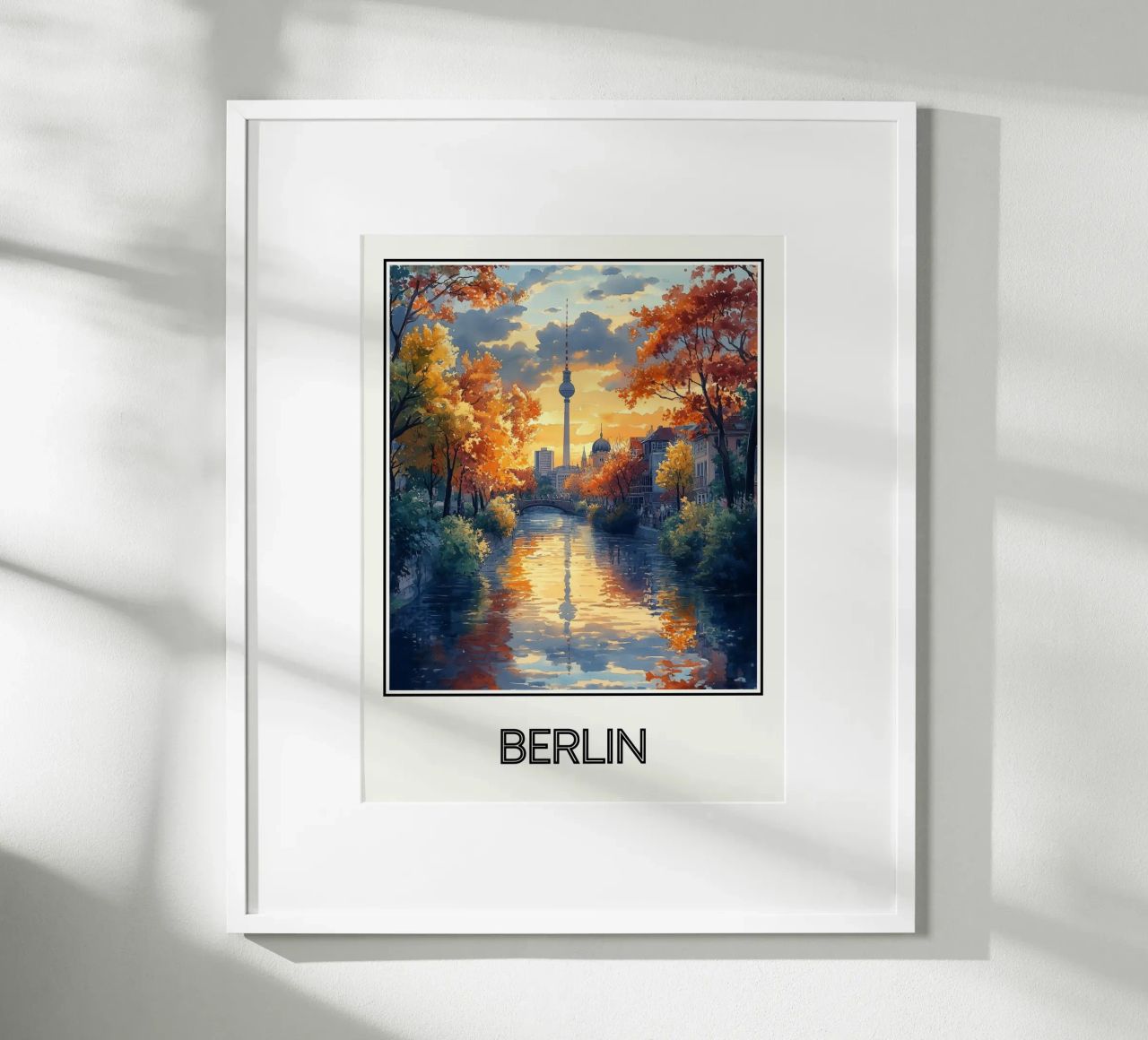 Berlin Poster von Frame the World