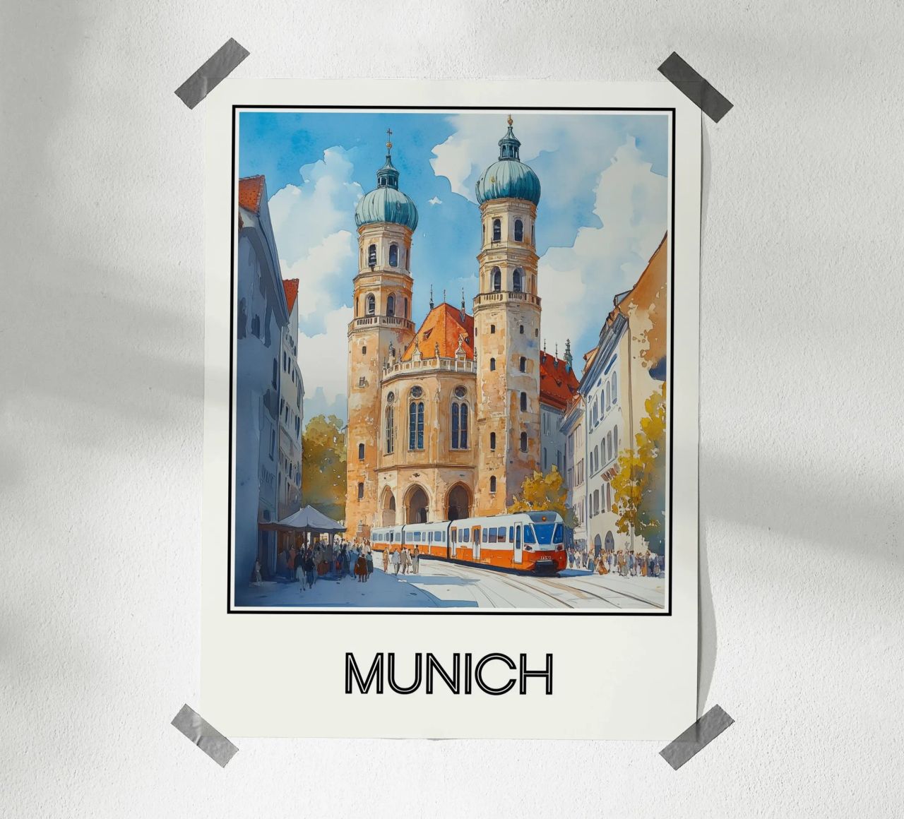 München Poster von Frame the World