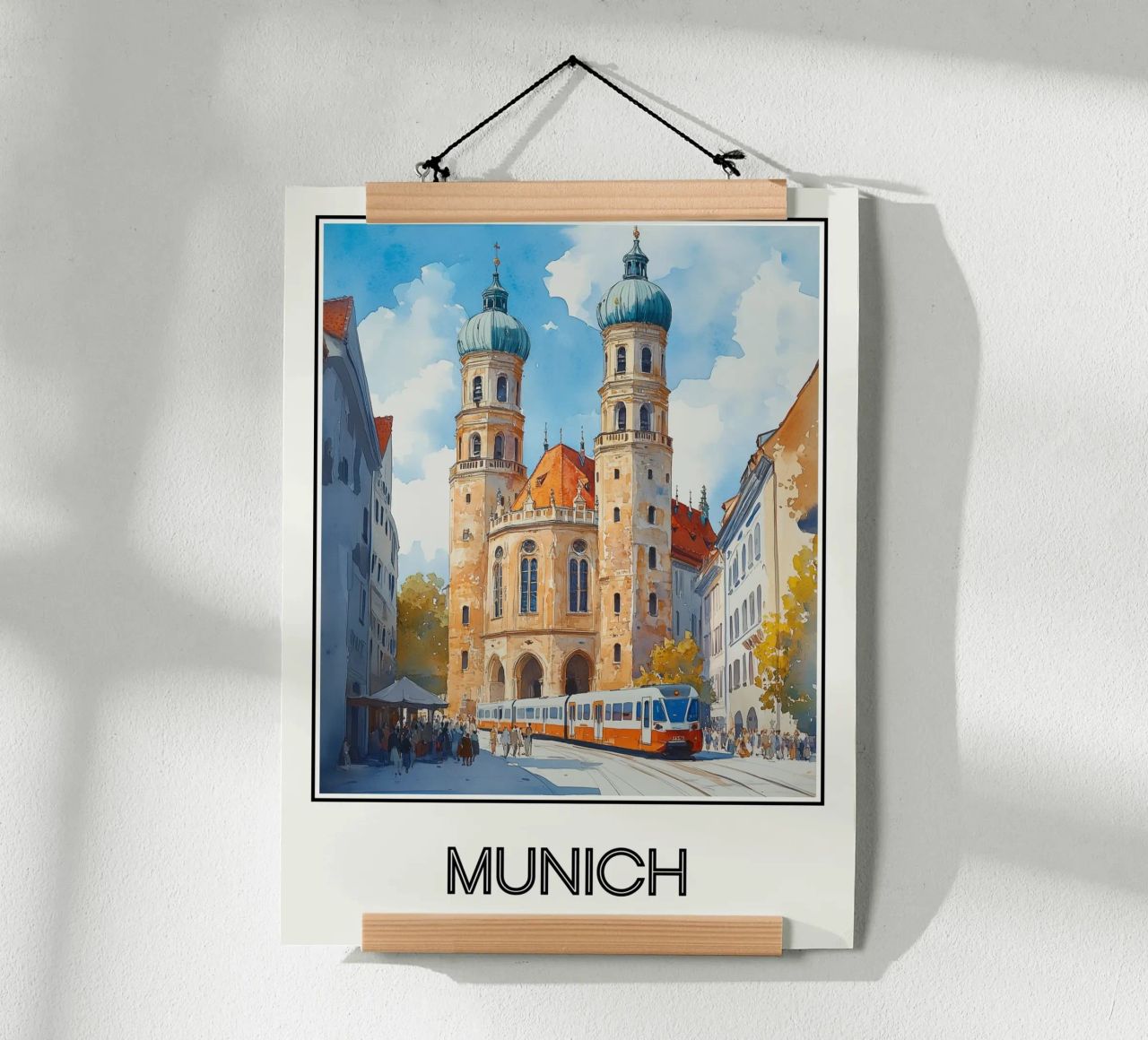 München Poster von Frame the World