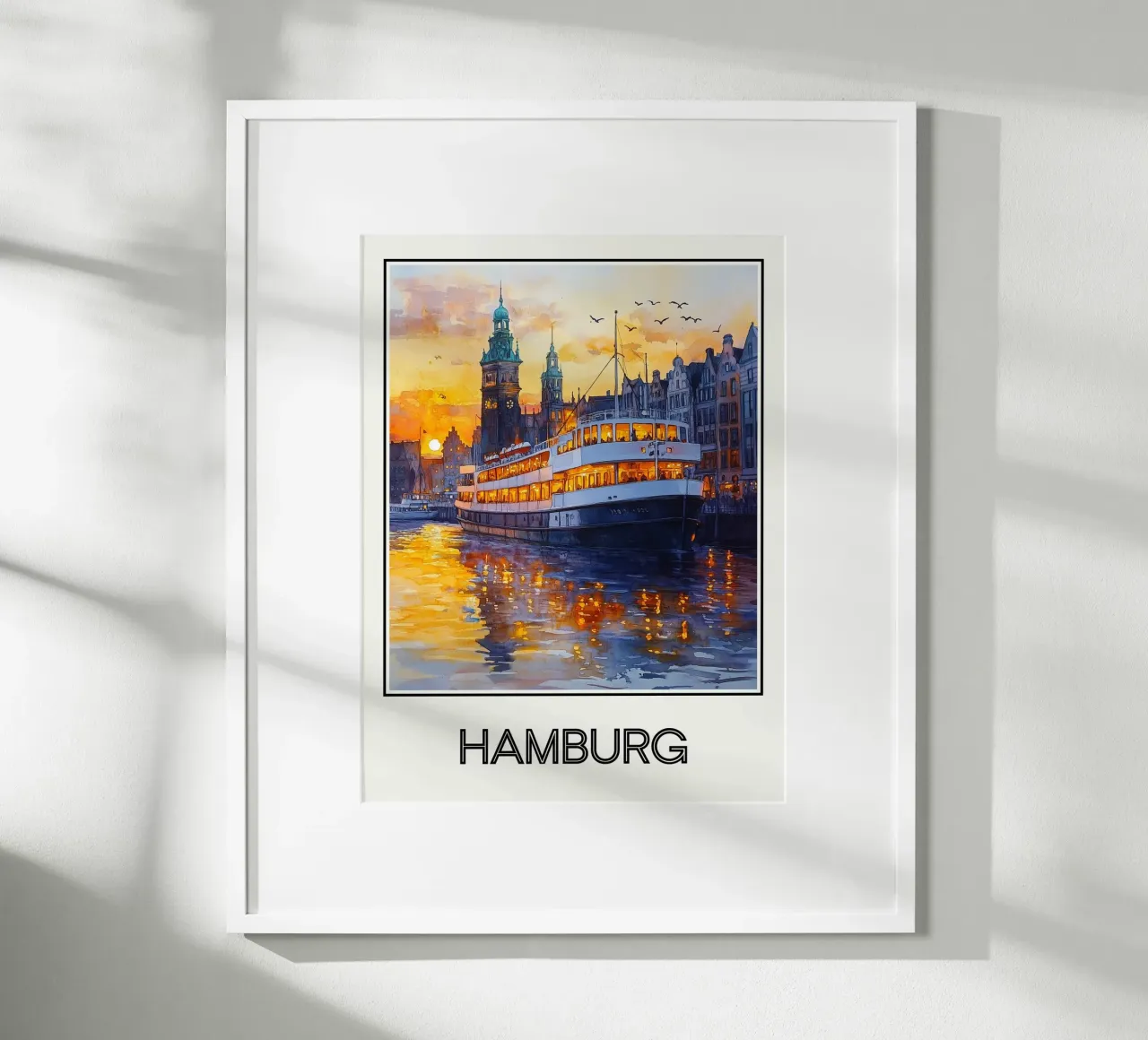 Amburgo carta hahnemühle da Frame the World