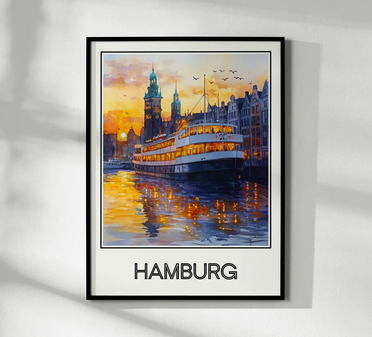 Amburgo carta hahnemühle da Frame the World