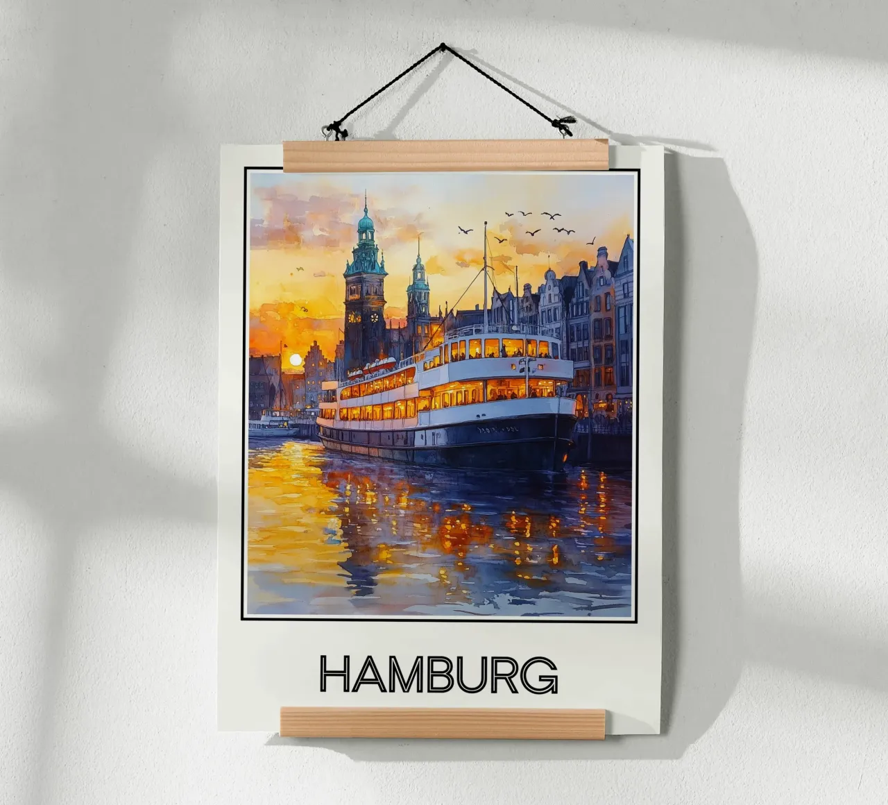 Amburgo carta hahnemühle da Frame the World