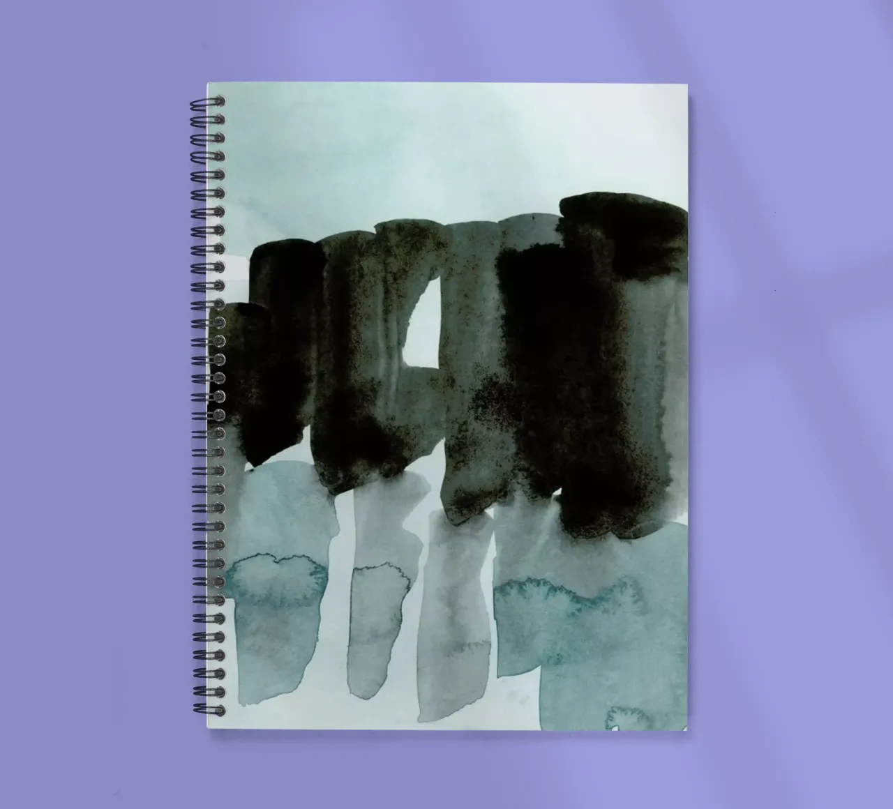 Static Movement spiral notebook by IRIS LEHNHARDT FINE ART