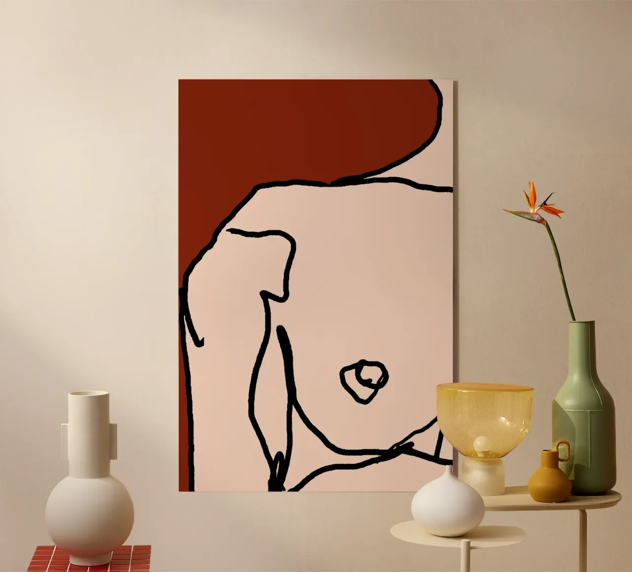 Figure sovradimensionate 2 plexiglass da Casa Cartissi