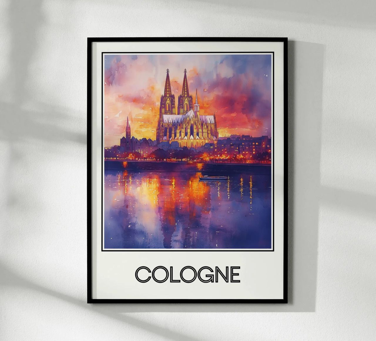 Köln Poster von Frame the World