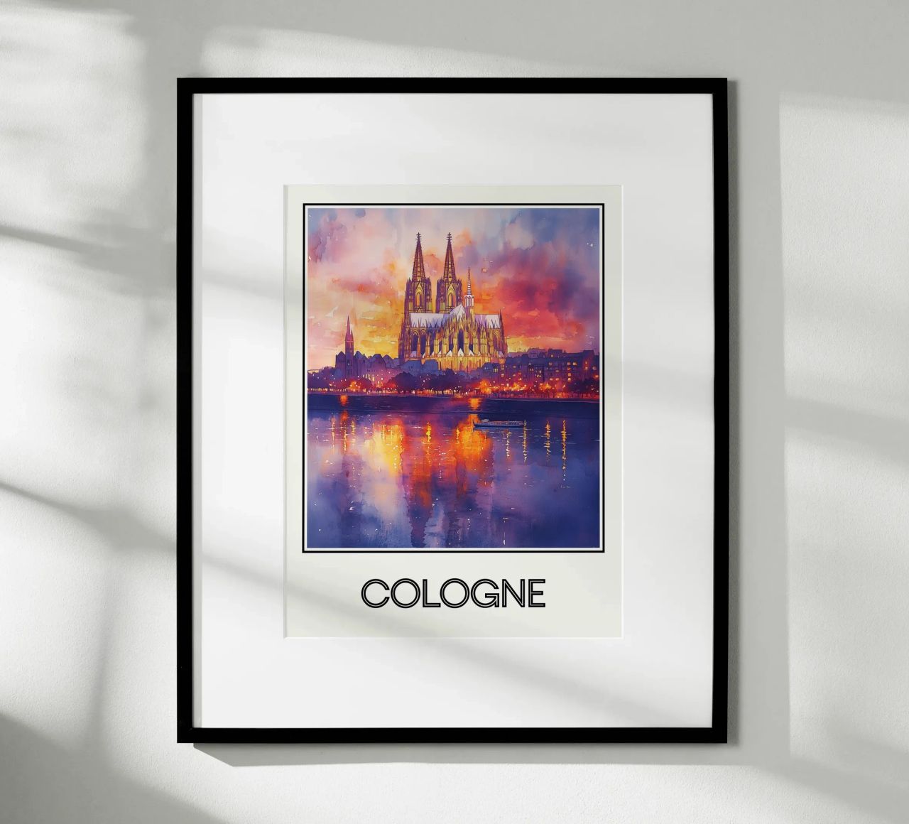 Köln Poster von Frame the World