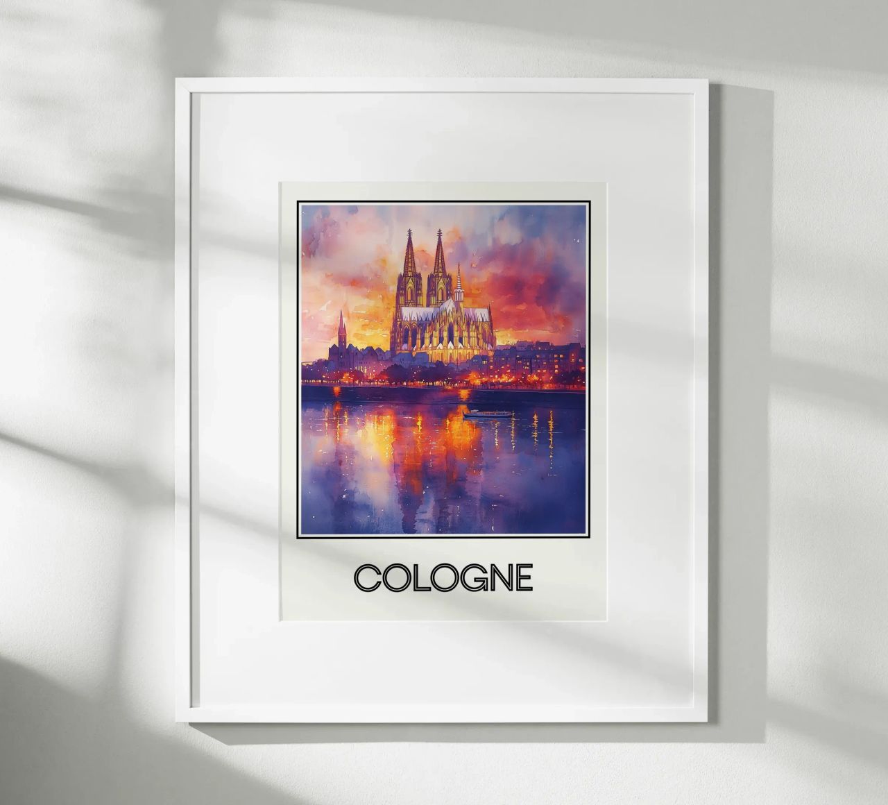 Köln Poster von Frame the World
