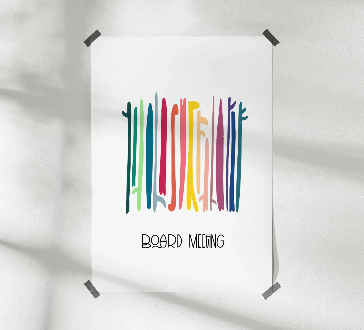 Surf Boards poster with aluminum frame by LIMITED EDITION LETTERS