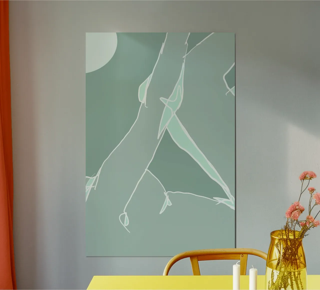 Figure sovradimensionate 6 poster con telaio in plastica da Casa Cartissi