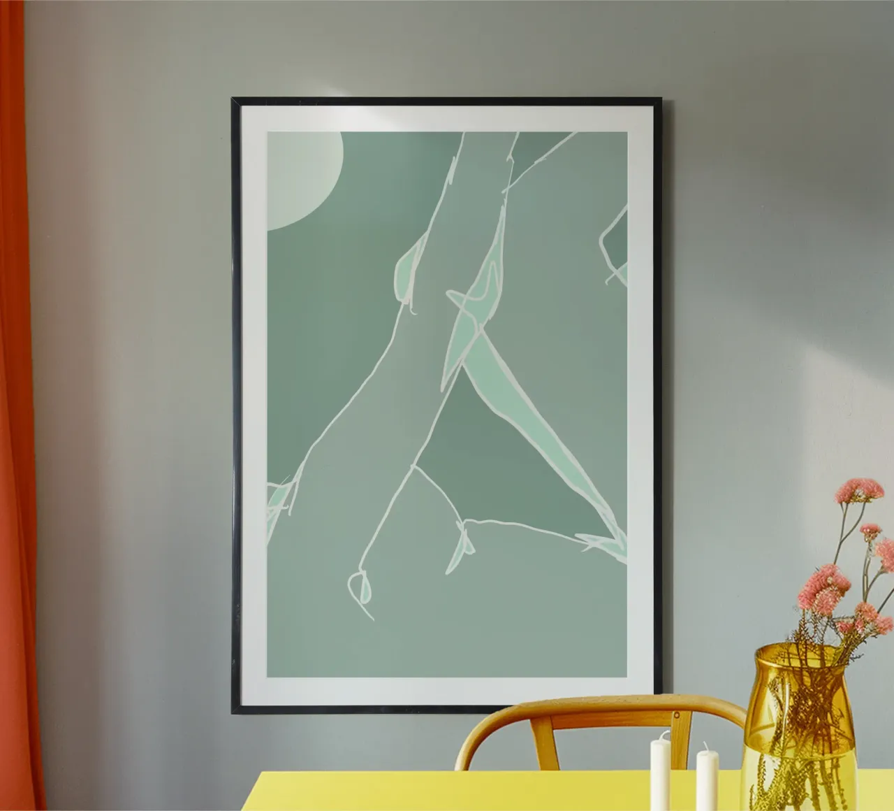 Figure sovradimensionate 6 poster con telaio in plastica da Casa Cartissi