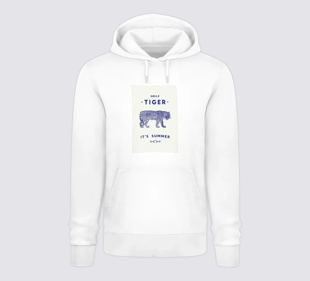 Smile Tiger felpa con cappuccio da Florent Bodart