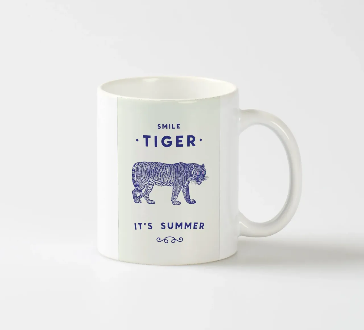Smile Tiger tazza in ceramica da Florent Bodart
