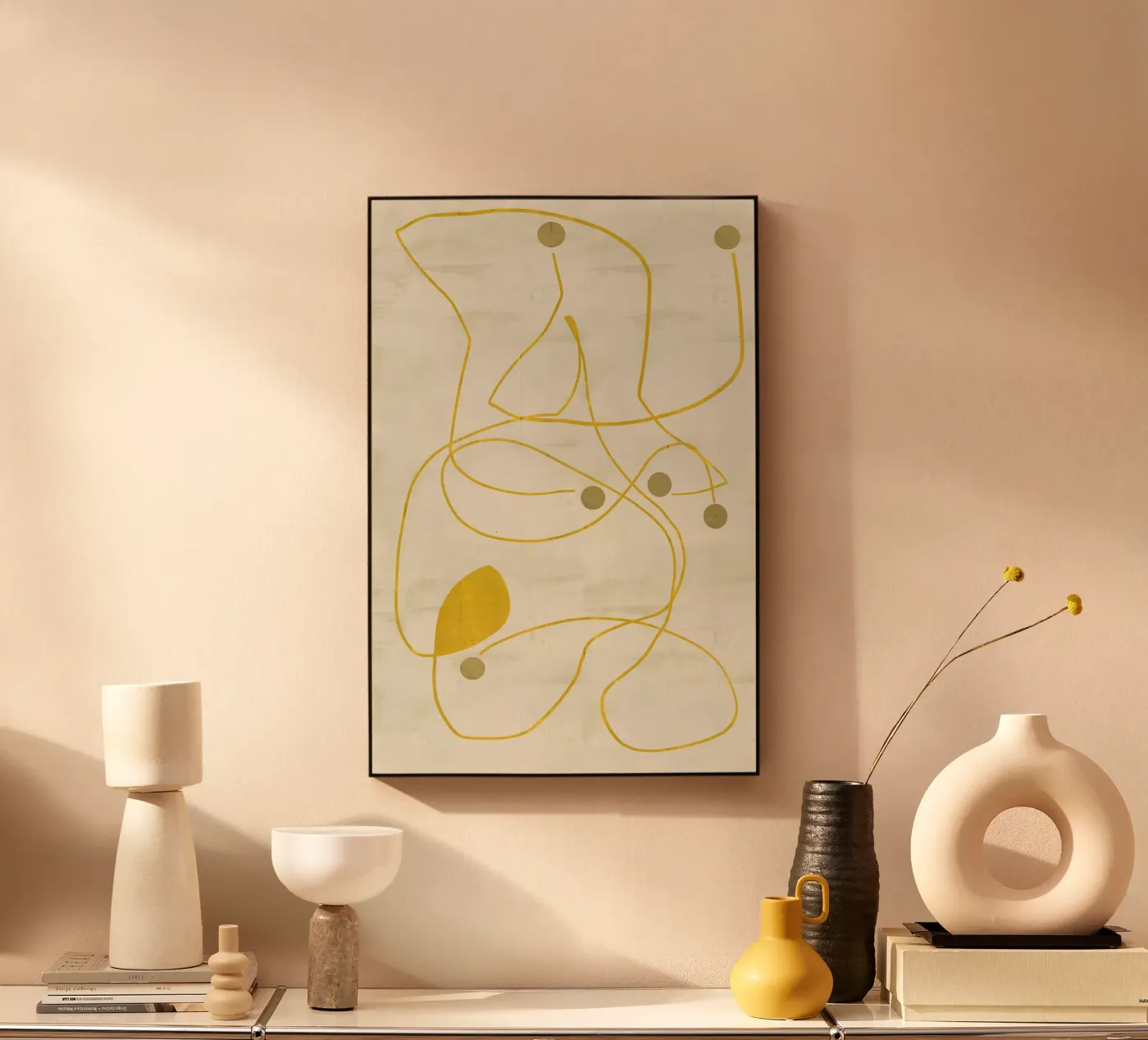 Neutral Lines and Dots 2 plexiglass da Casa Cartissi