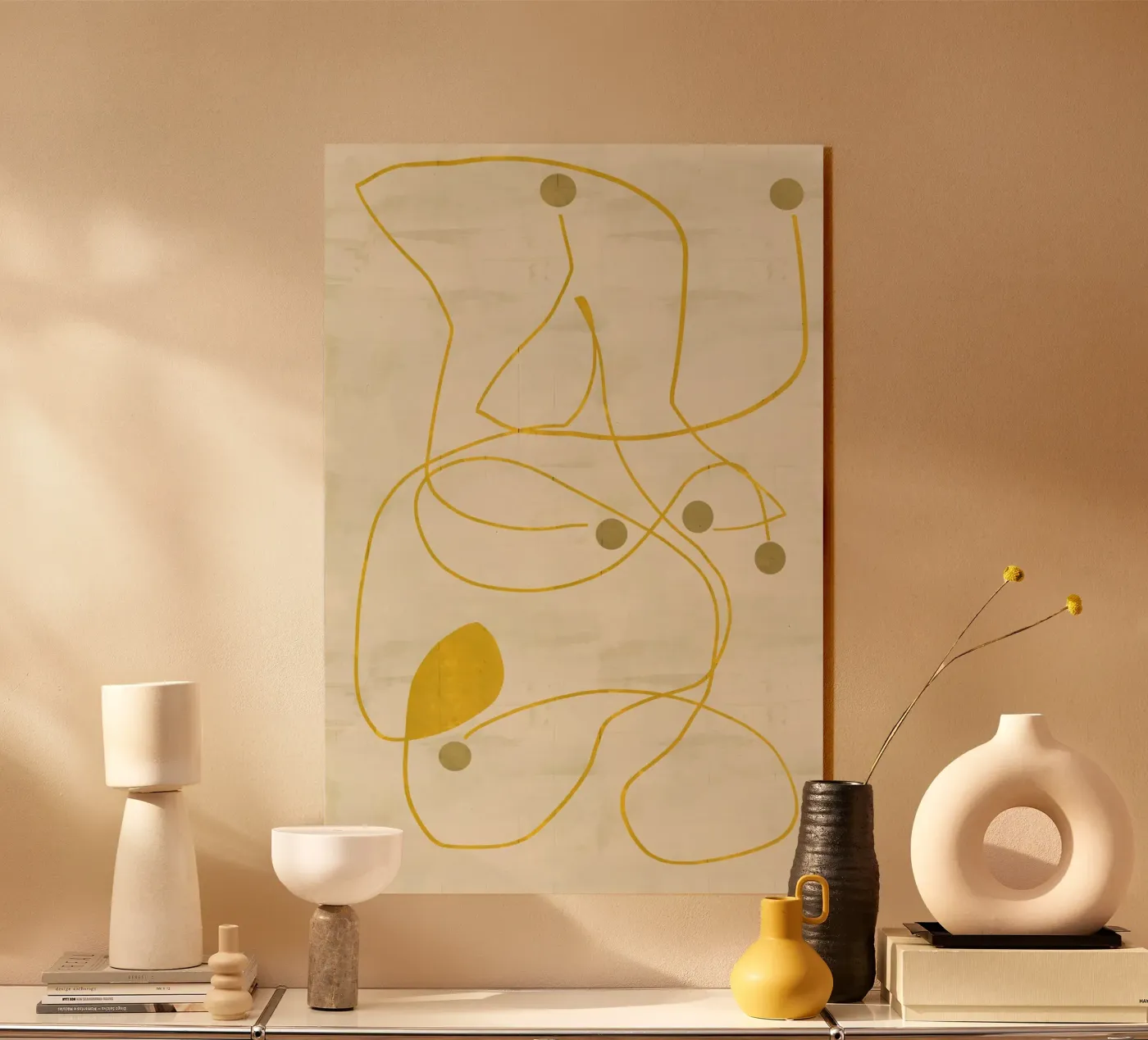 Neutral Lines and Dots 2 plexiglass da Casa Cartissi