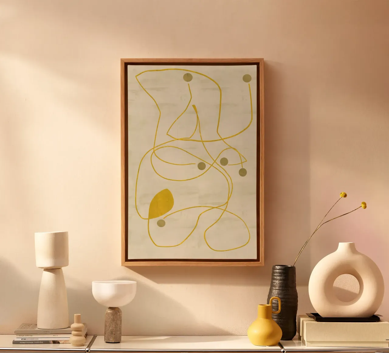 Neutral Lines and Dots 2 tela da Casa Cartissi