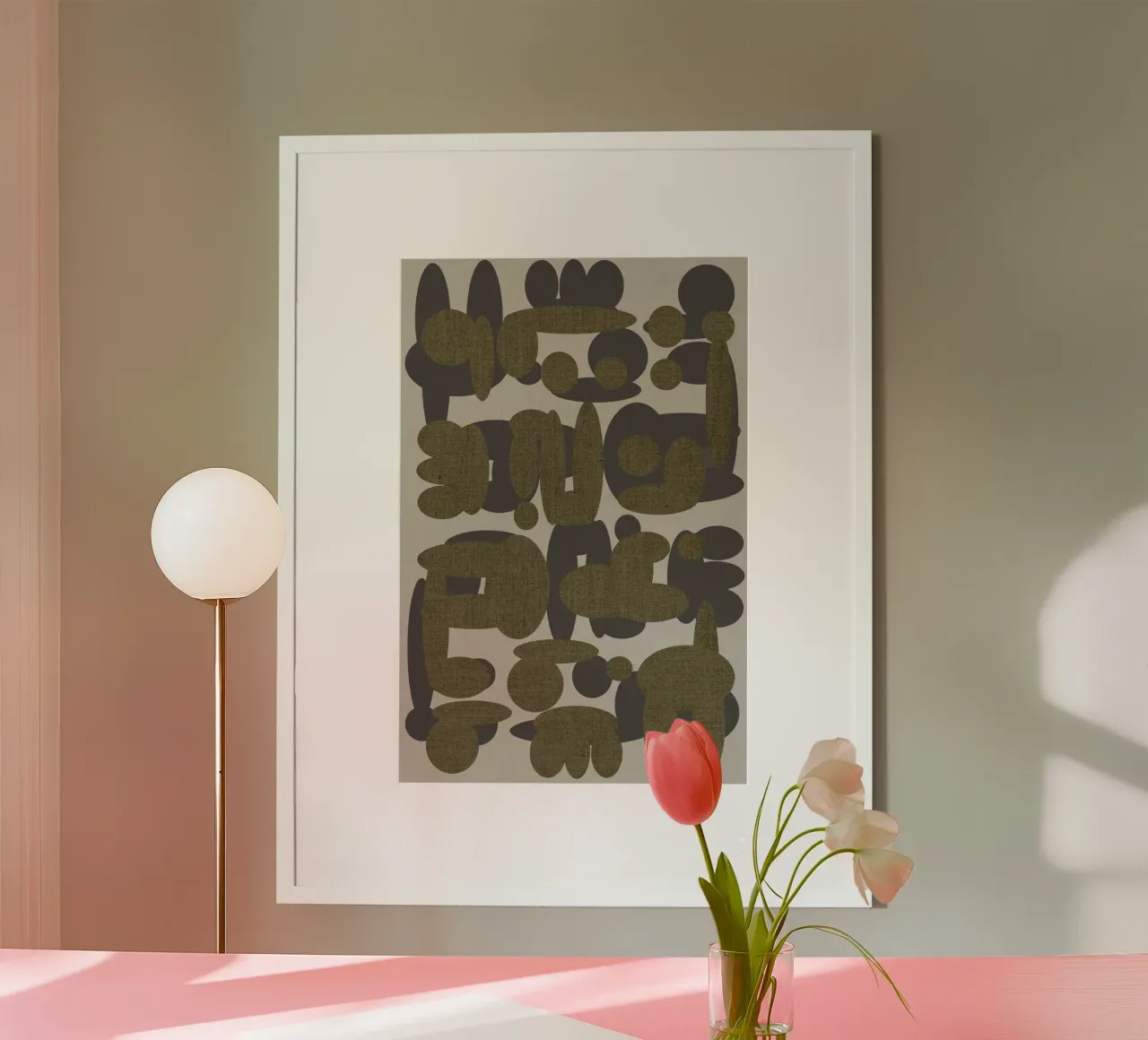 Forme d'ebano 2 poster con telaio in legno da Casa Cartissi