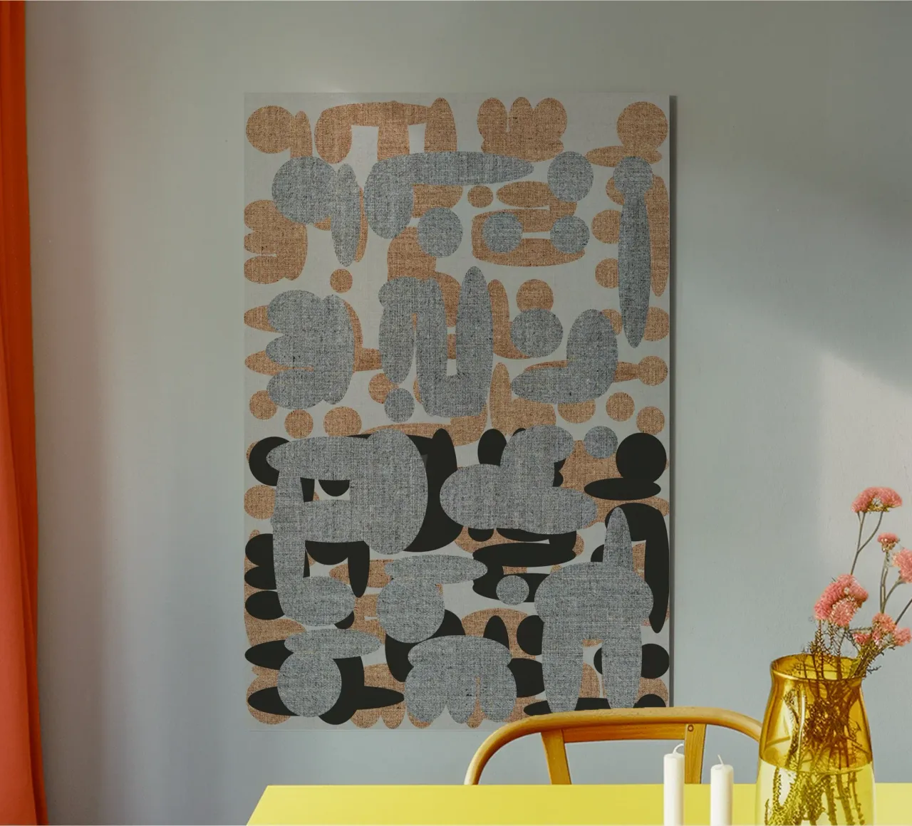 Ebony Shapes 3 alluminio dibond da Casa Cartissi