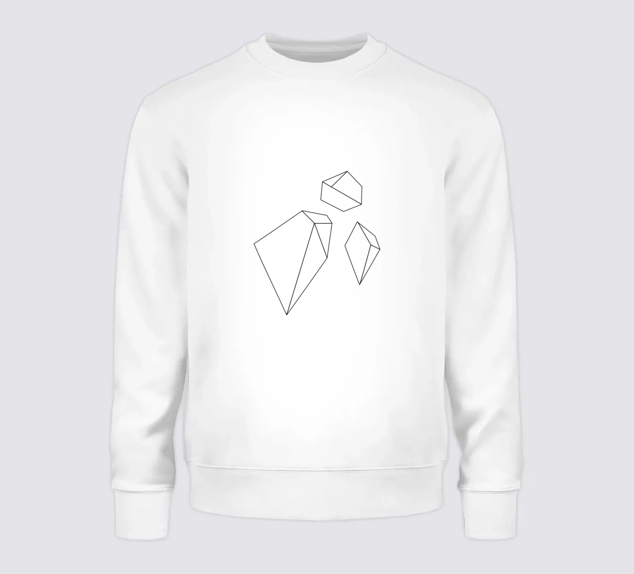 Gems - Minimalismus Sweatshirt von BAINAI