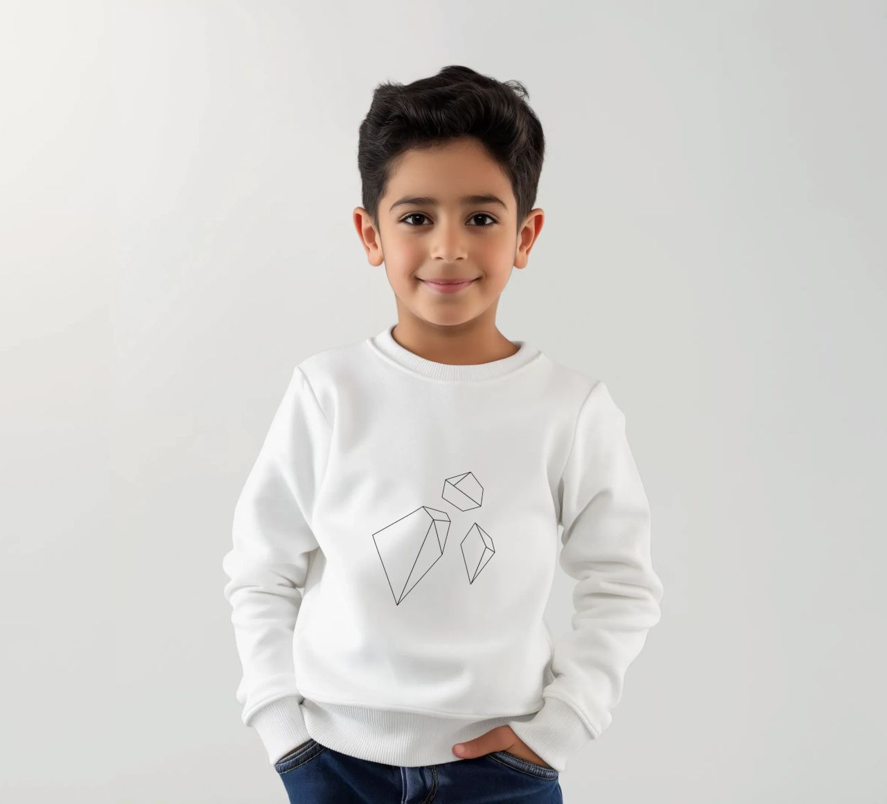 Gems - Minimalismus felpa bambino da BAINAI