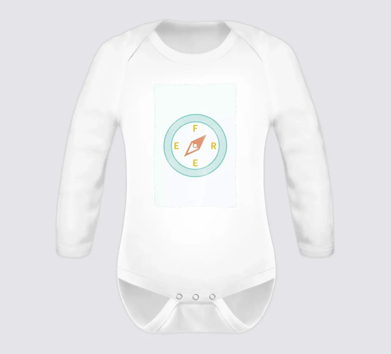 Free long-sleeve baby romper by Chris Wharton